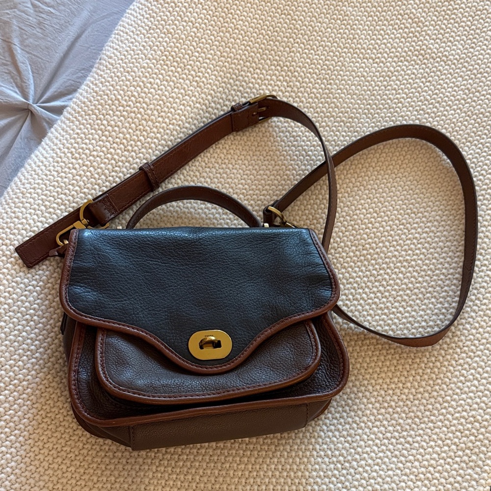Fossil Heritage Collection Leather Crossbody Bag
